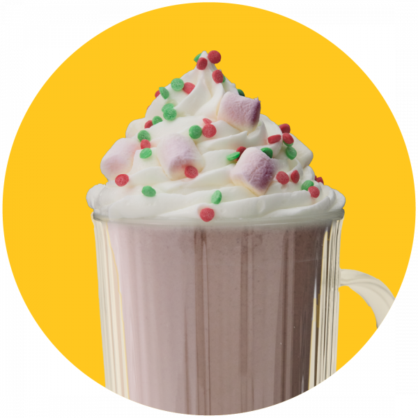 Candy Cane Hot Chocolate