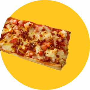 Chicken, Chorizo and Hot Honey Pizza Baguette