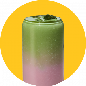 Raspberry Matcha Latte